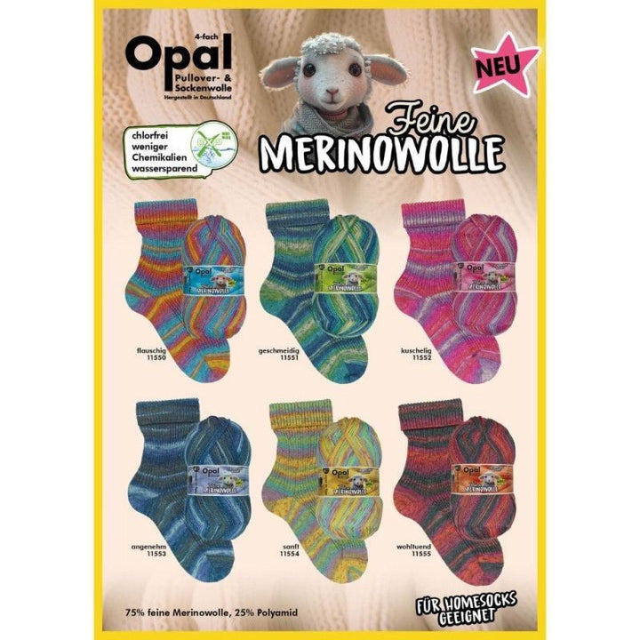 Opal Feine Merinowolle Sock Yarn // 4ply