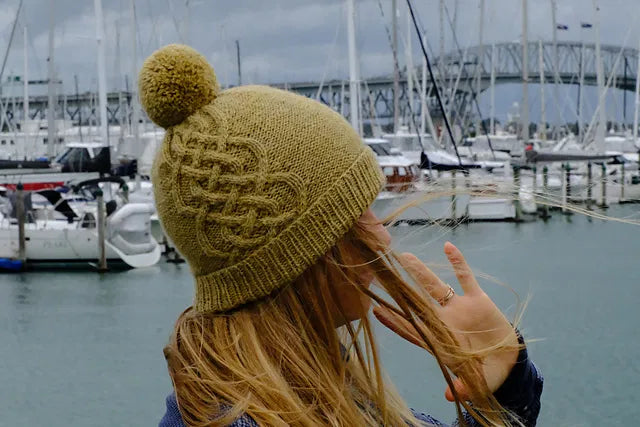 Wildgrass Hat - Black Cat Knit Co -  Printed Pattern